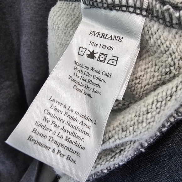 Everlane Sweatshirt Mens Grey Track Pullover Uniform Heathered Crewneck - Picture 11 of 13